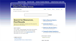 Desktop Screenshot of kanecountyguide.org